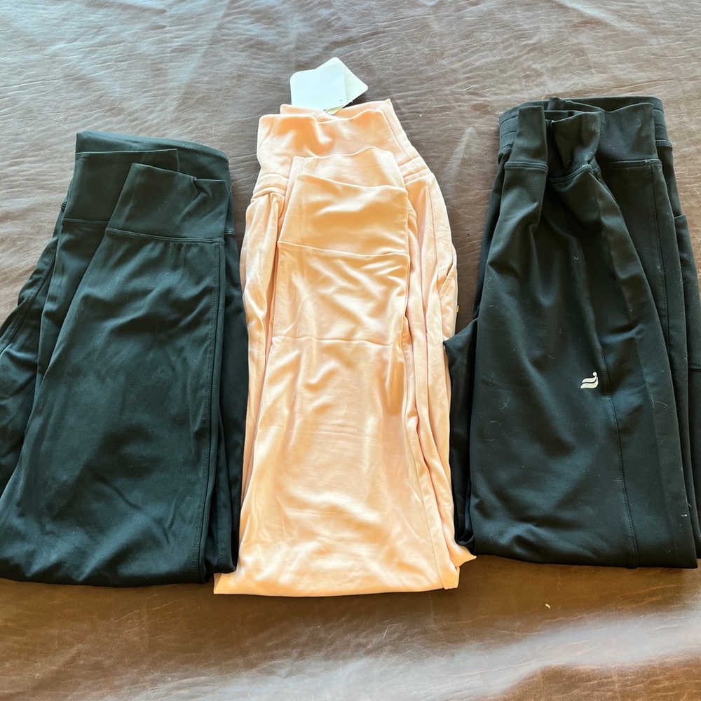 Eco Sleek Knit Drawstring Pant, High-Waisted Cold Weather Pocket jogger